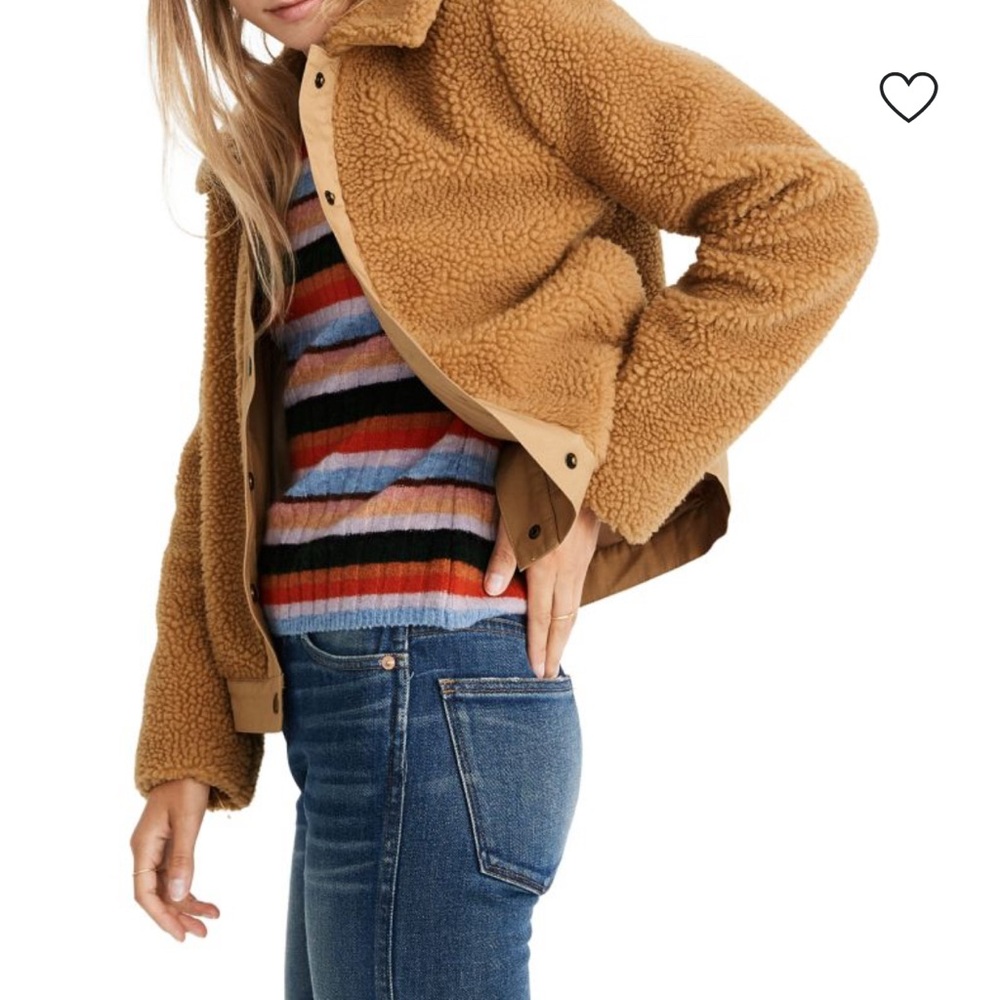 MADEWELL Portland Faux Shearling Jacket